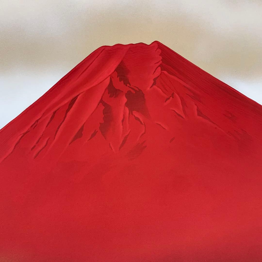 掛け軸4本 小野守鳳作 大幅 赤富士図 共箱 縁起物 正月掛け 他 - メルカリ