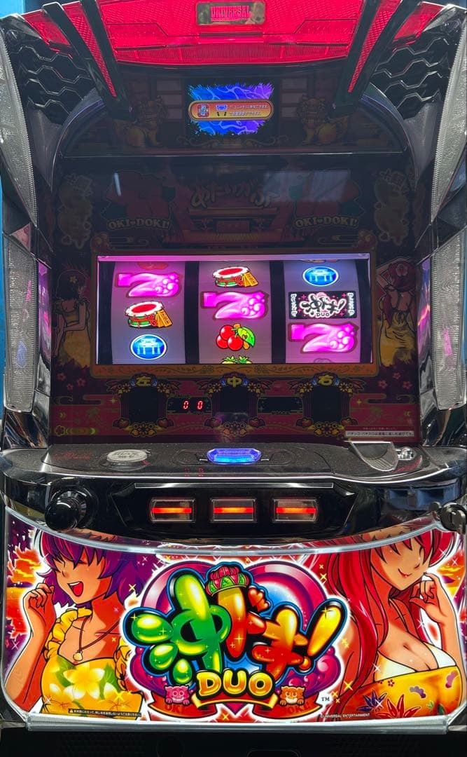 パチスロ実機　沖ドキDUO 30