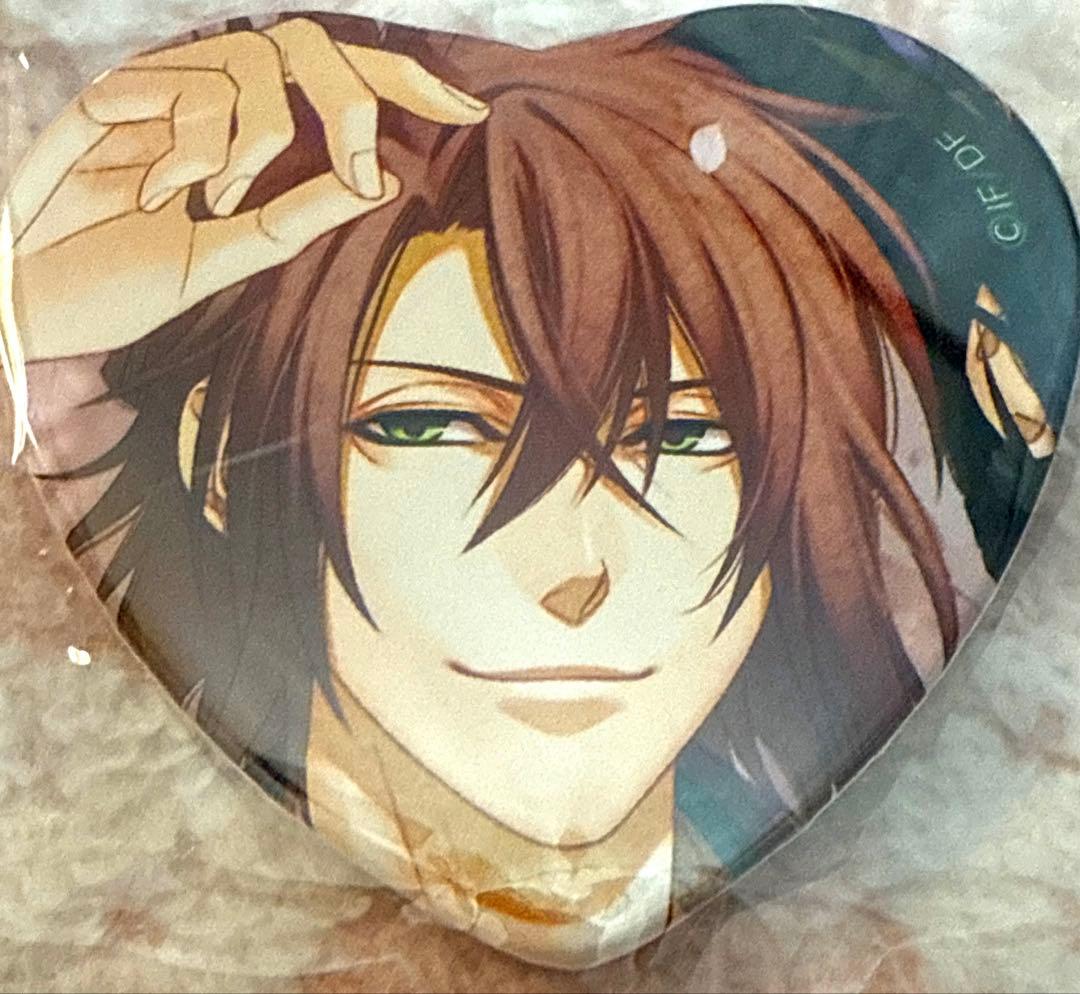 薄桜鬼 沖田 ハート缶バッジ - メルカリ