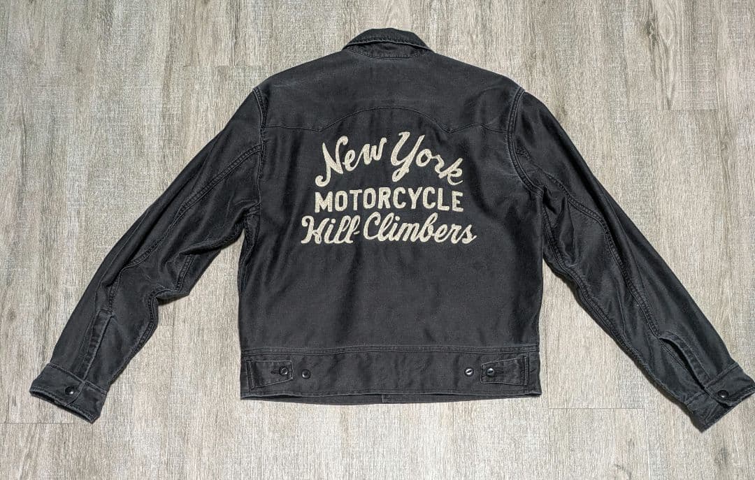 RRLダブルアールエル モーターサイクルジャケット S ウエスタンヨーク RRL DoubleRL ダブルアールエル コットンツイルモーターサイクル