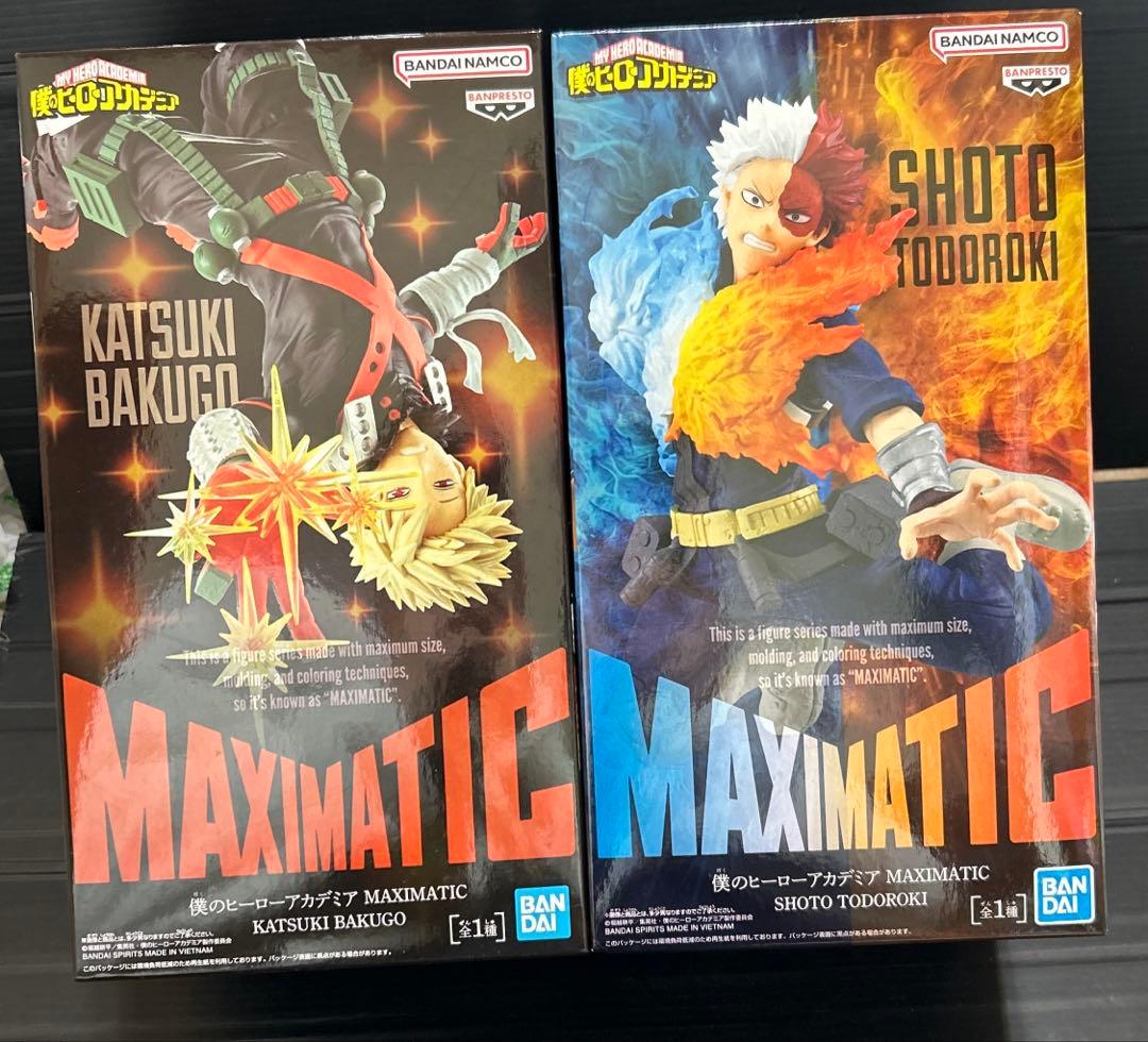 僕のヒーローアカデミア 爆豪勝己 轟焦凍MAXIMATIC フィギュア