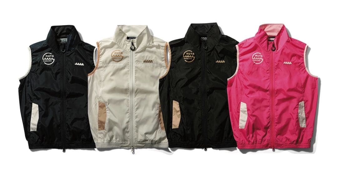 ムータマリン　muta marin ピンク 空調服 Mファン付き ベスト　ゴルフ