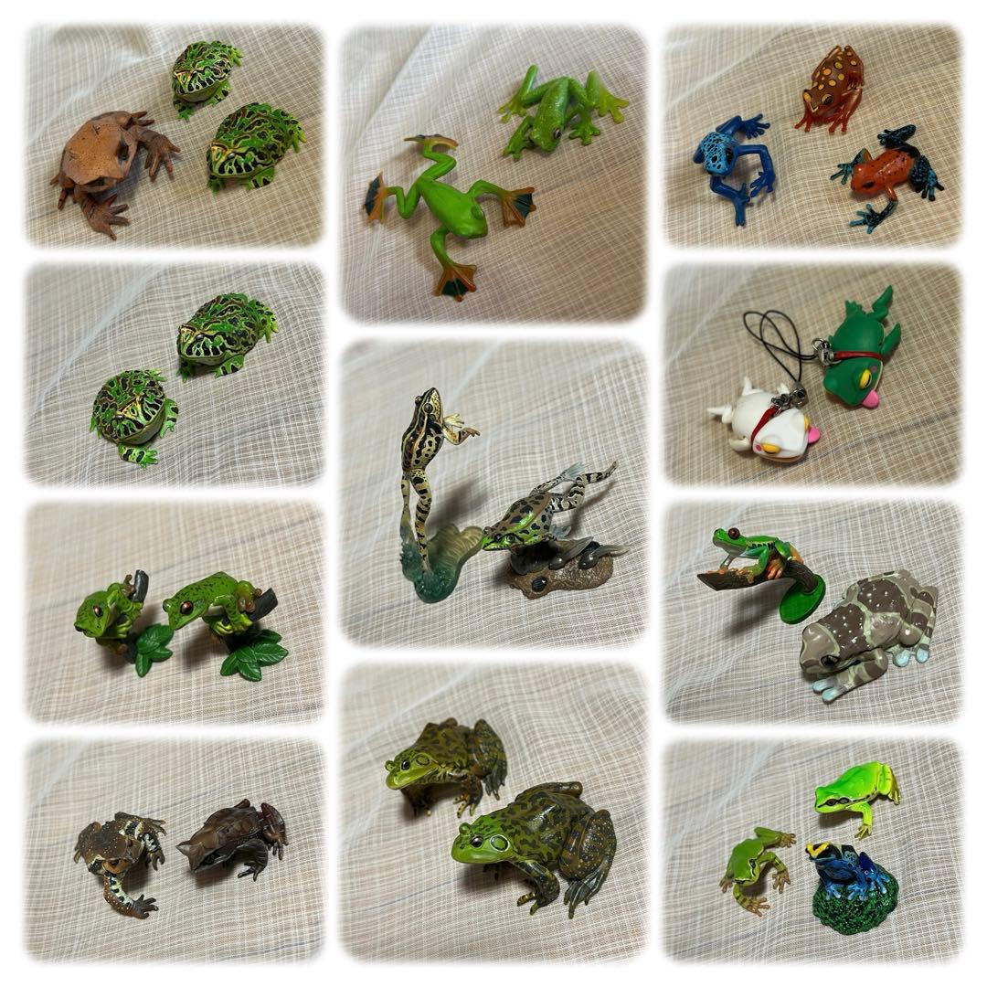 YUJIN/COLORATA/海洋堂/おさんぽカエル 21種23体セット