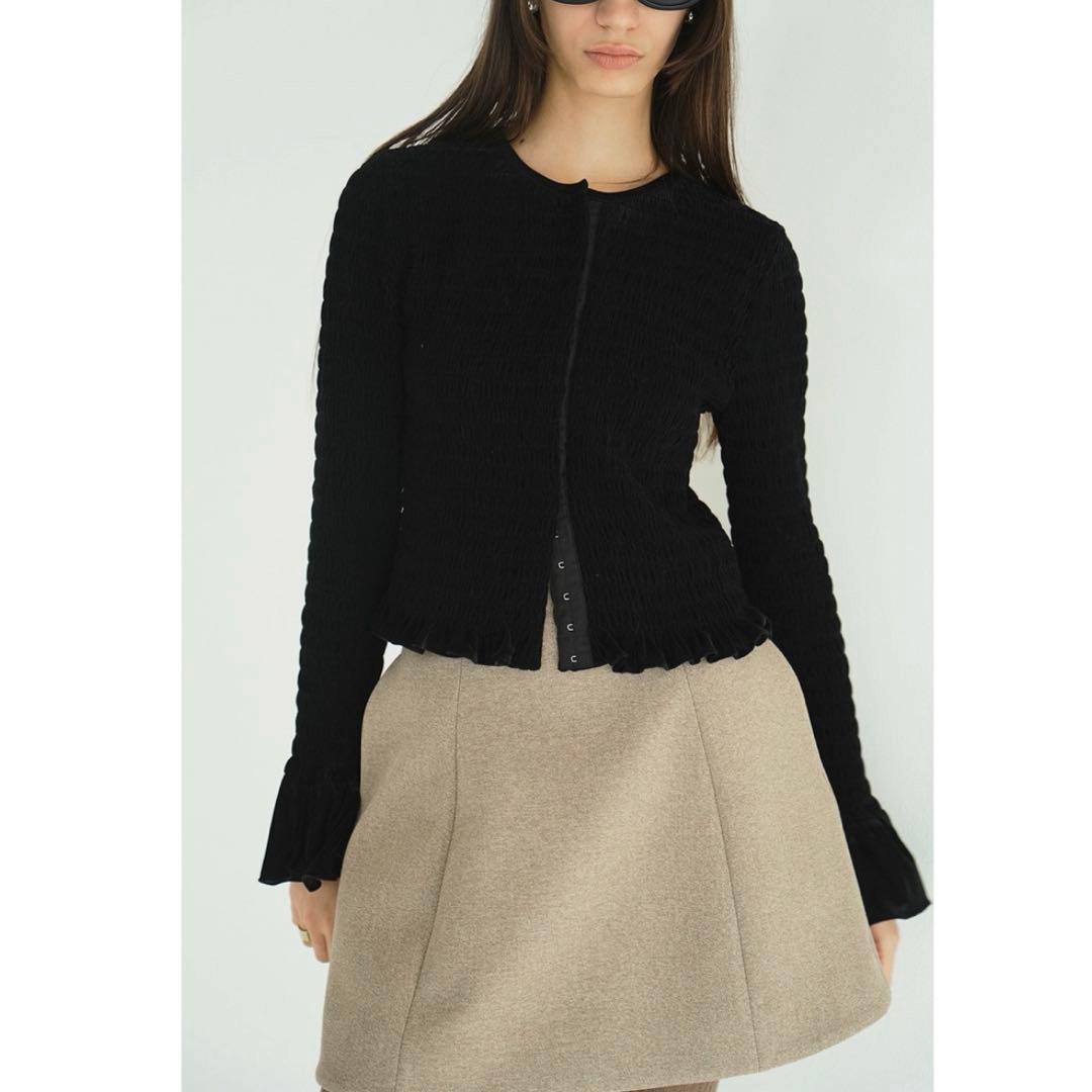 CLANE クラネ SHIRRING DESIGN BLOUSE - メルカリ