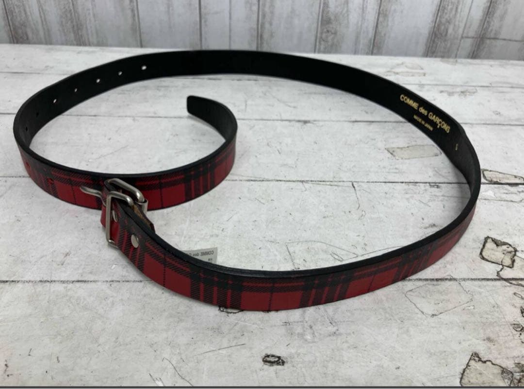 希少 ✨コムデギャルソン チェックベルト