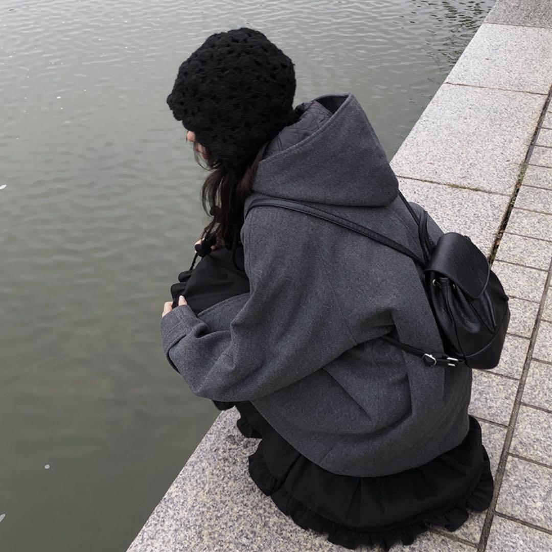 anyonmore エニワンモア キルティングフードハーフコート 値下げ交渉可