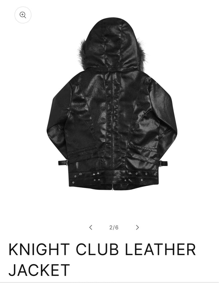 cozyworldwide KNIGHT CLUB LEATHER JACKET - メルカリ