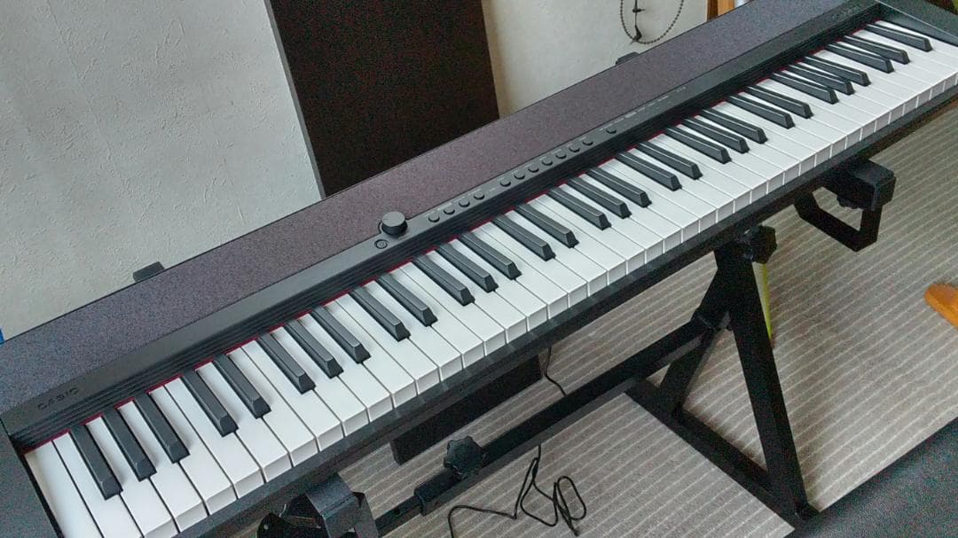 カシオ　CT-S1-76 黒　購入後１日 CASIO CT-S1-76BK ブラック スタンド・ヘッドホンセット 76鍵盤 カシオ