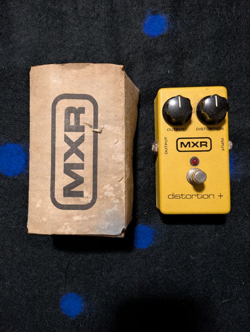 MXR distortion+　m104　87年初期ジムダン製　箱説明書付き