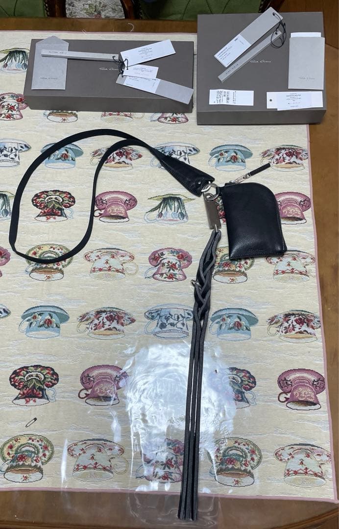 Rick Owens キーチェーン BIG BRAID GLITTER期