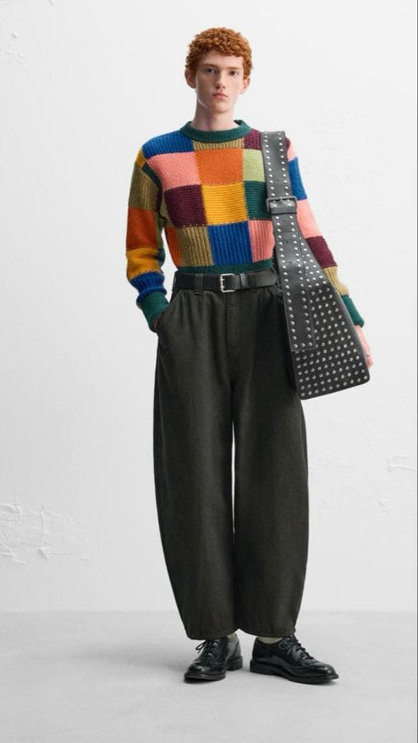 新品】ZARA×Harry Lambert カラーブロックセーター - メルカリ