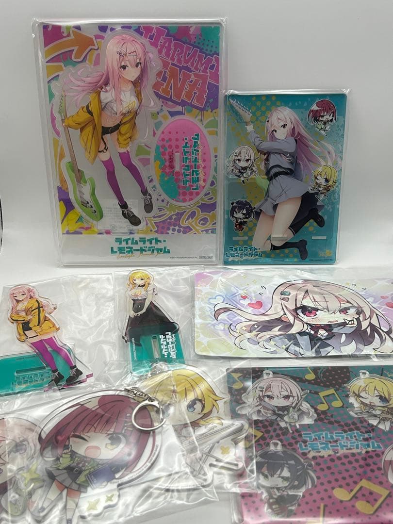 ライムライト•レモネードジャム　グッズ　まとめ売り ライムライト・レモネードジャム メロンブックス特典 アクリル