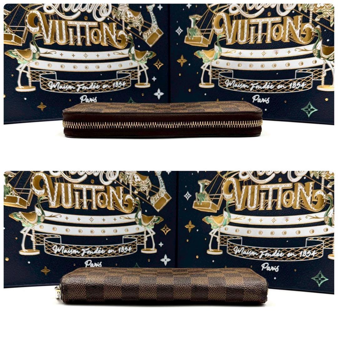 ルイヴィトン ジッピーウォレット ダミエ エベヌ ラウンドファスナー