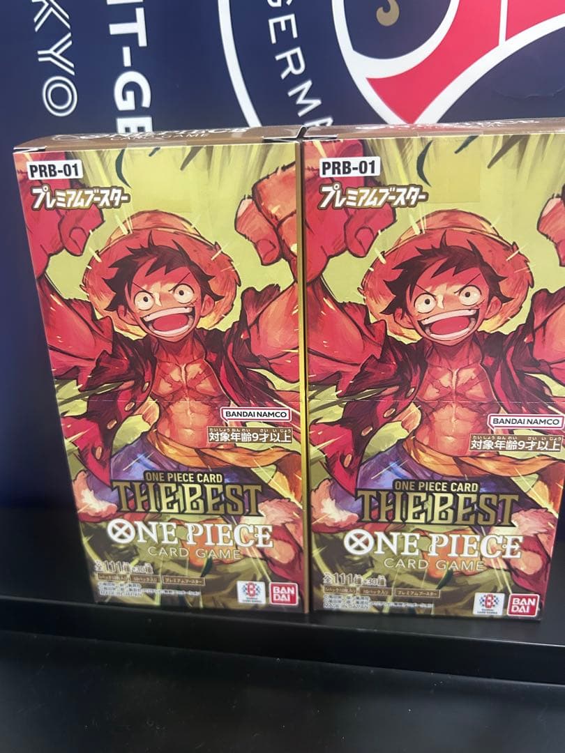 ONE PIECE カードTHE BEST 2box テープ付き PRB-01 - メルカリ
