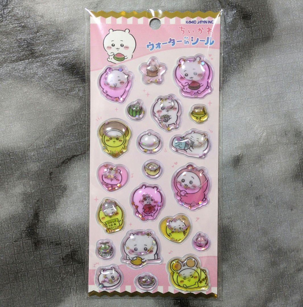 ちいかわ ウォーターインシール(ちいかわ・ハチワレ・うさぎ・MIX)4種