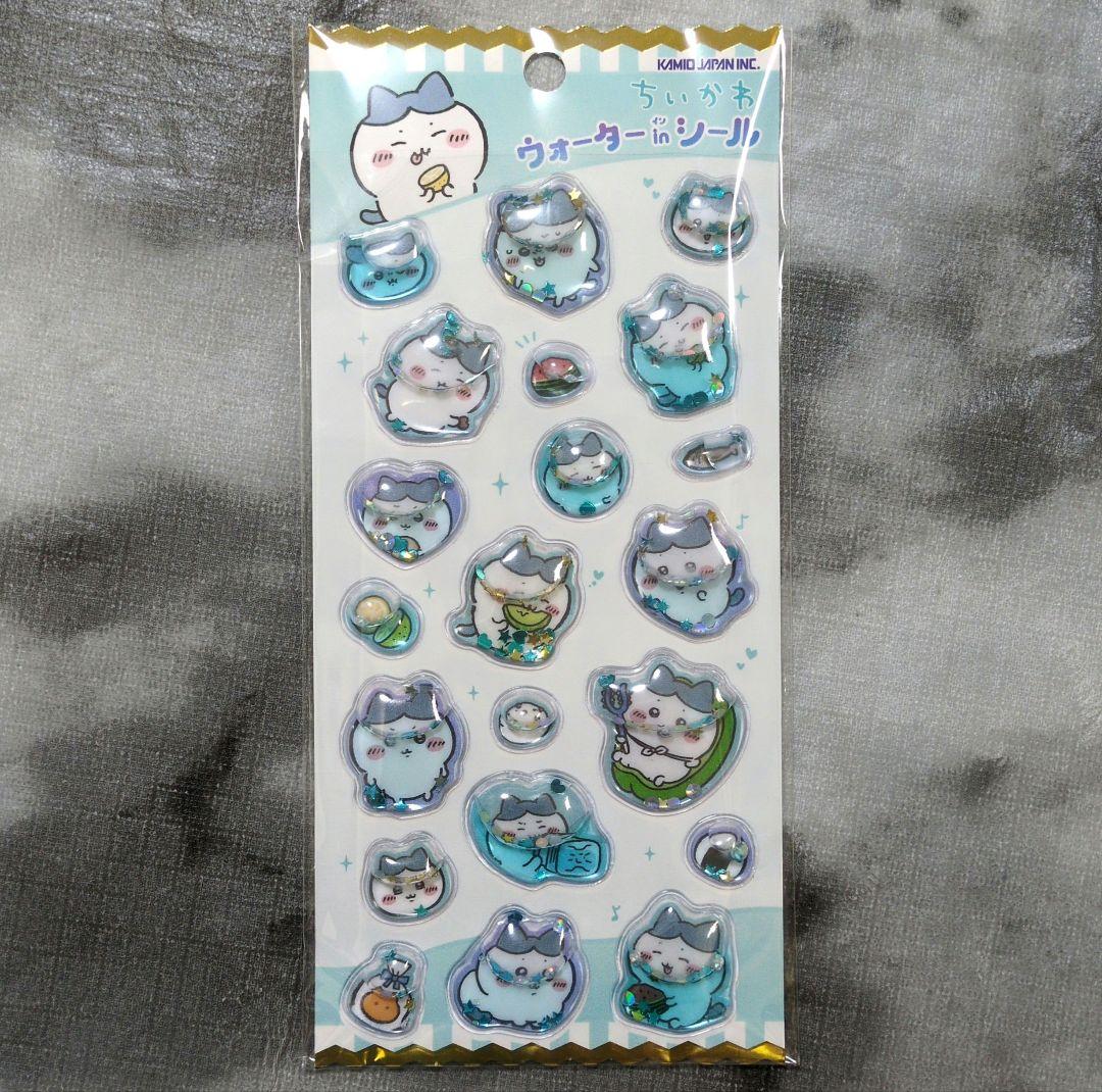 ちいかわ ウォーターインシール(ちいかわ・ハチワレ・うさぎ・MIX)4種