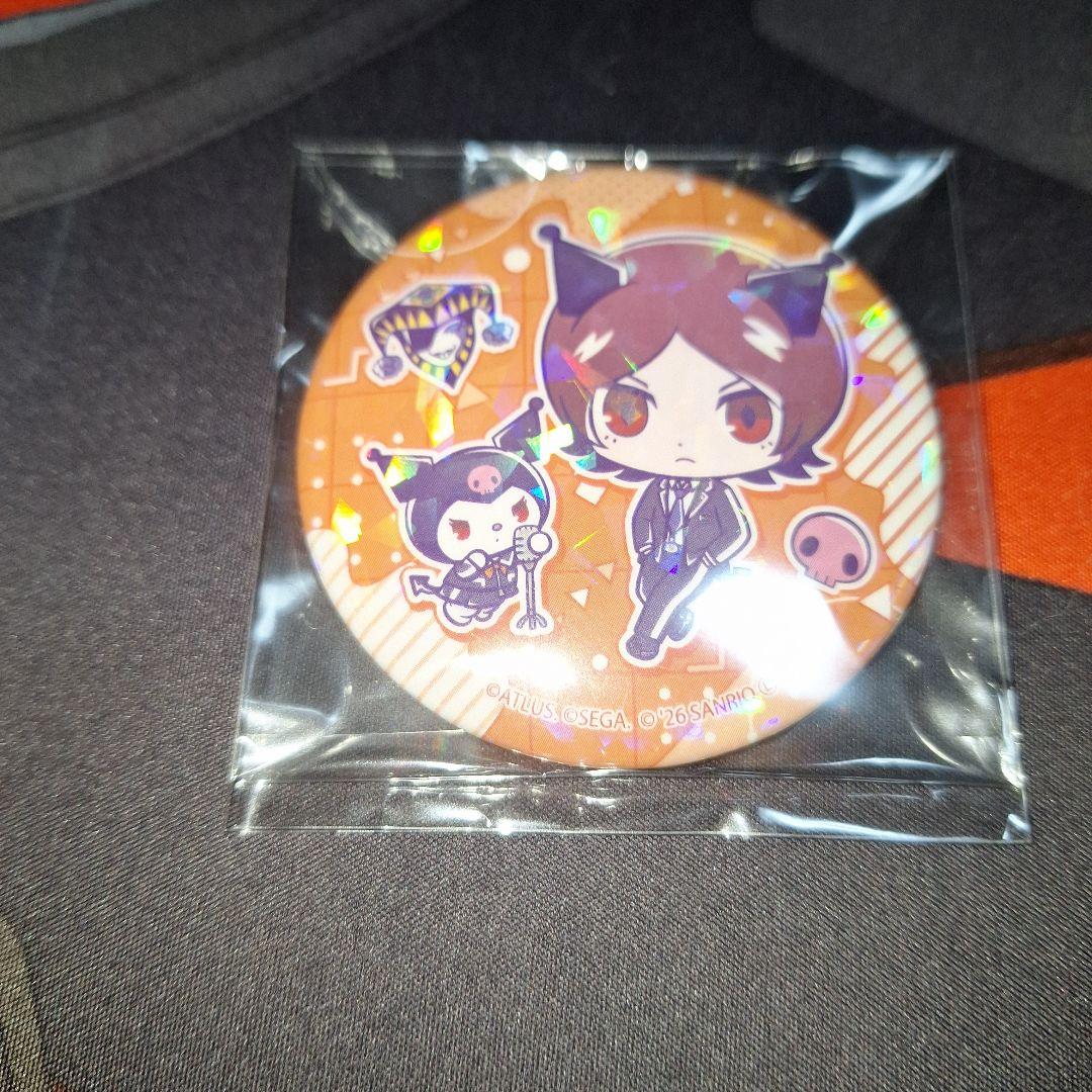 周防達哉 30th 30周年 サンリオ ペルソナ2罪 P2 コラボ ホロ缶バッジ