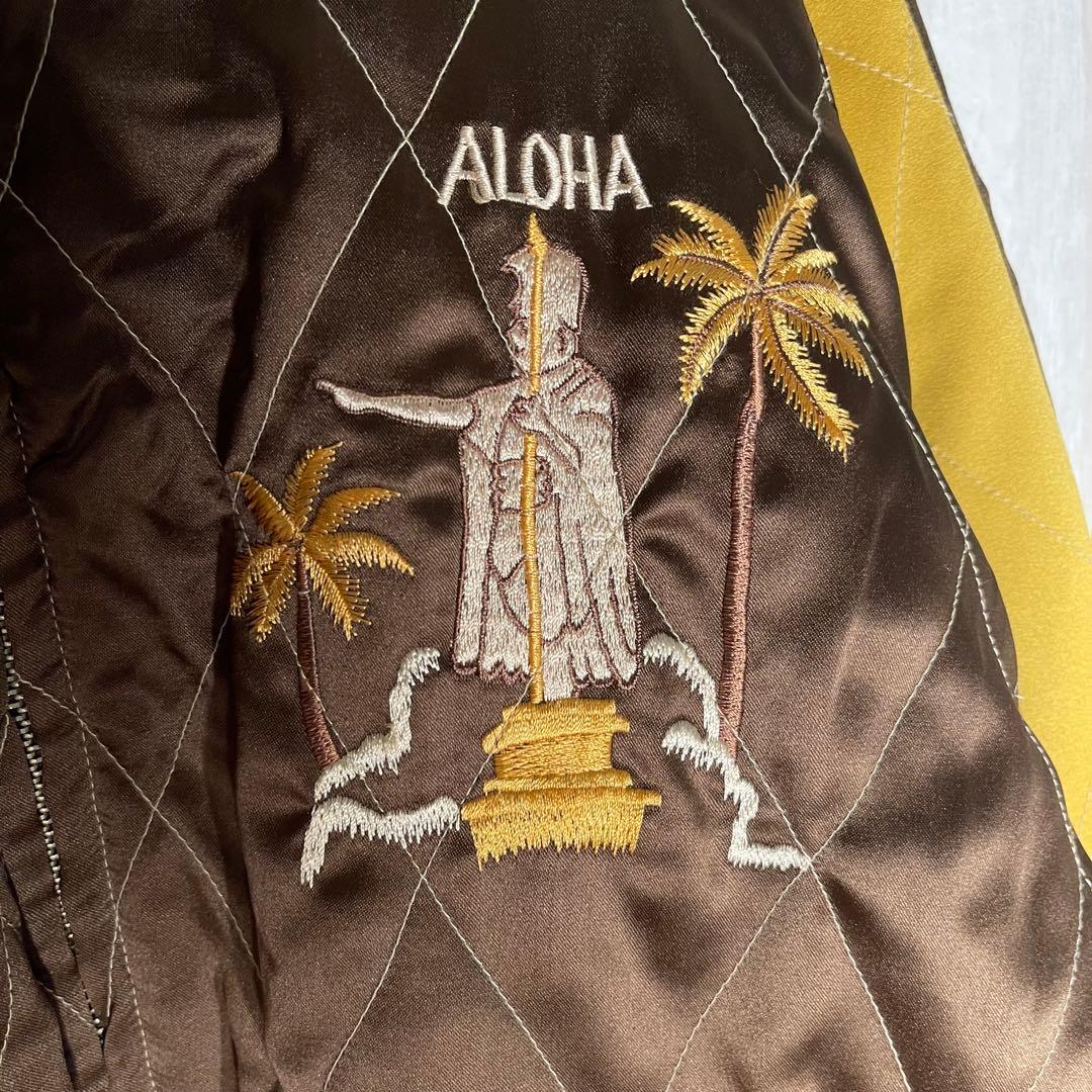 希少モデル】テーラー東洋 別珍 ハワイ 龍 フラガール リバーシブル