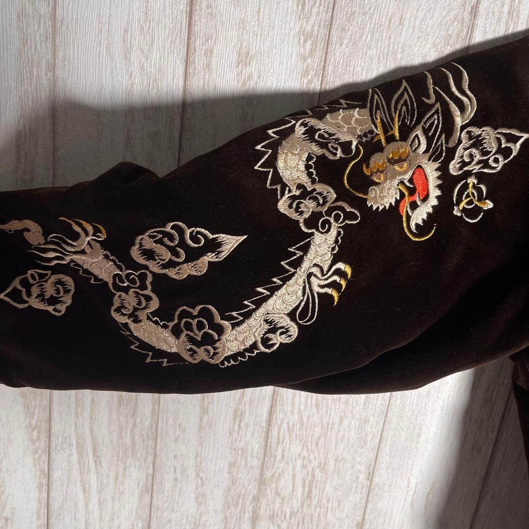 希少モデル】テーラー東洋 別珍 ハワイ 龍 フラガール リバーシブル