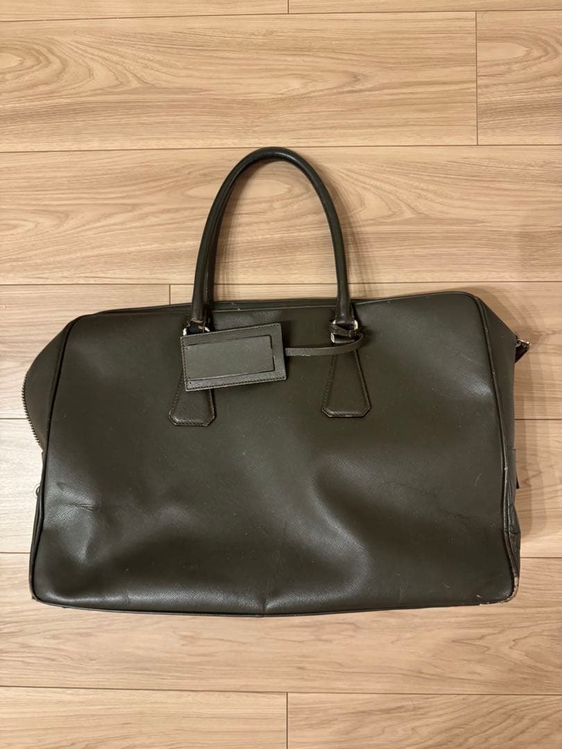 PRADA プラダ サフィアーノレザー 三角ロゴ ビジネスバック ブリーフケース PRADA プラダ ブリーフケース ビジネスバッグ 三角ロゴ 白タグ