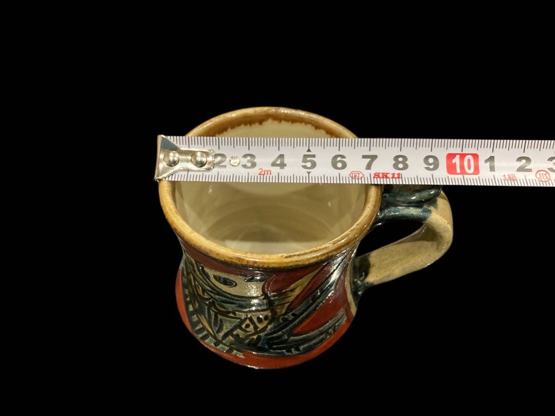 壺屋陶器 新垣 勲 マグカップ やちむん 魚 沖縄 壺屋焼 - メルカリ