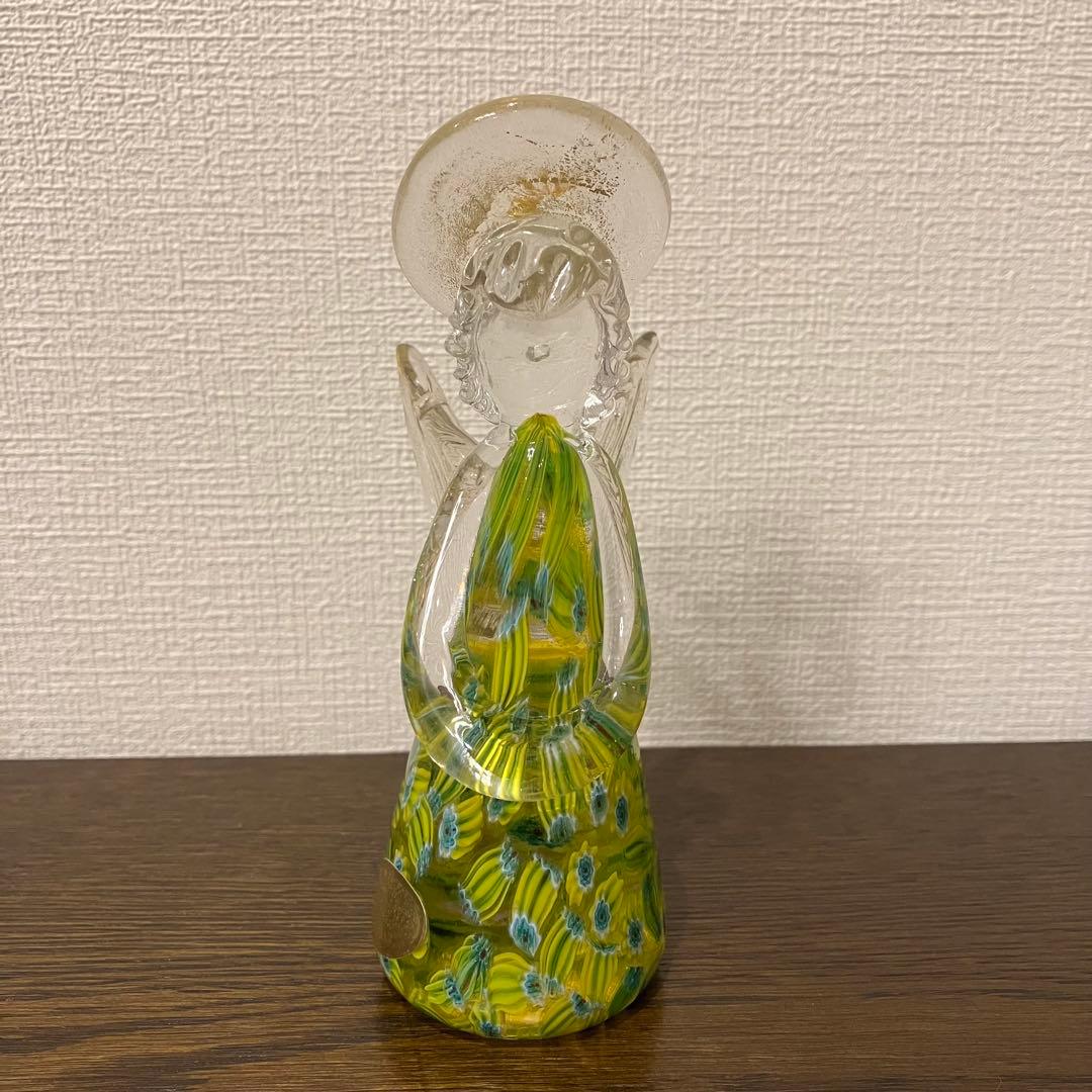 ベネチアングラス　天使　ミルフィオリ　Murano