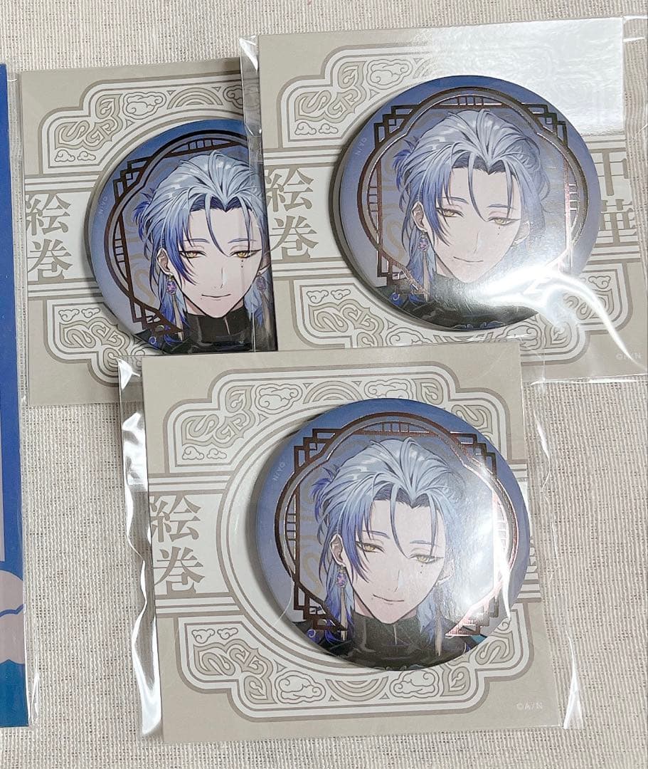 にじさんじ みたらし団 ミラン・ケストレル 中華絵巻 缶バッジ