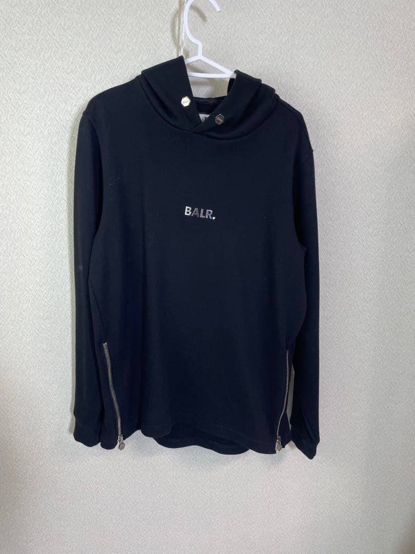 BALR. ボーラー サイドジップ スウェット プルオーバー パーカーサイズM