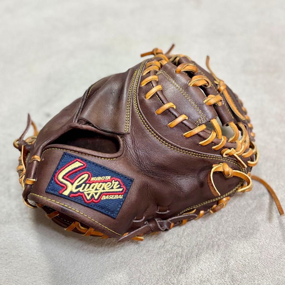 久保田スラッガー キャッチャーミット KSM-036 バーガンディ 軟式 久保田スラッガー KSM-036 軟式用キャッチャーミット 小型で深いポケット