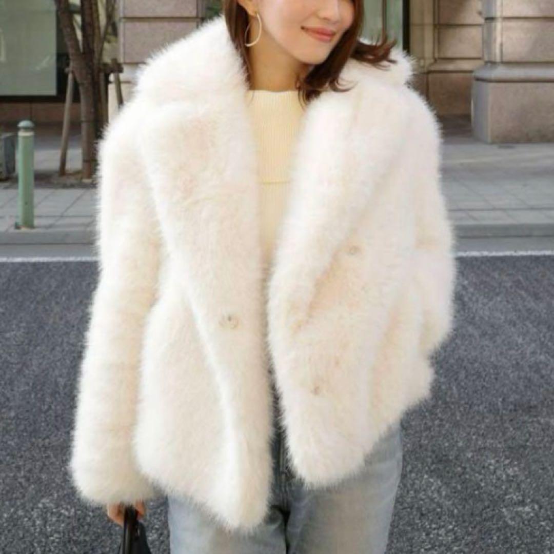 新品タグ付❤︎ZARA ZW COLLECTION フェイクファー コート 白 S - メルカリ