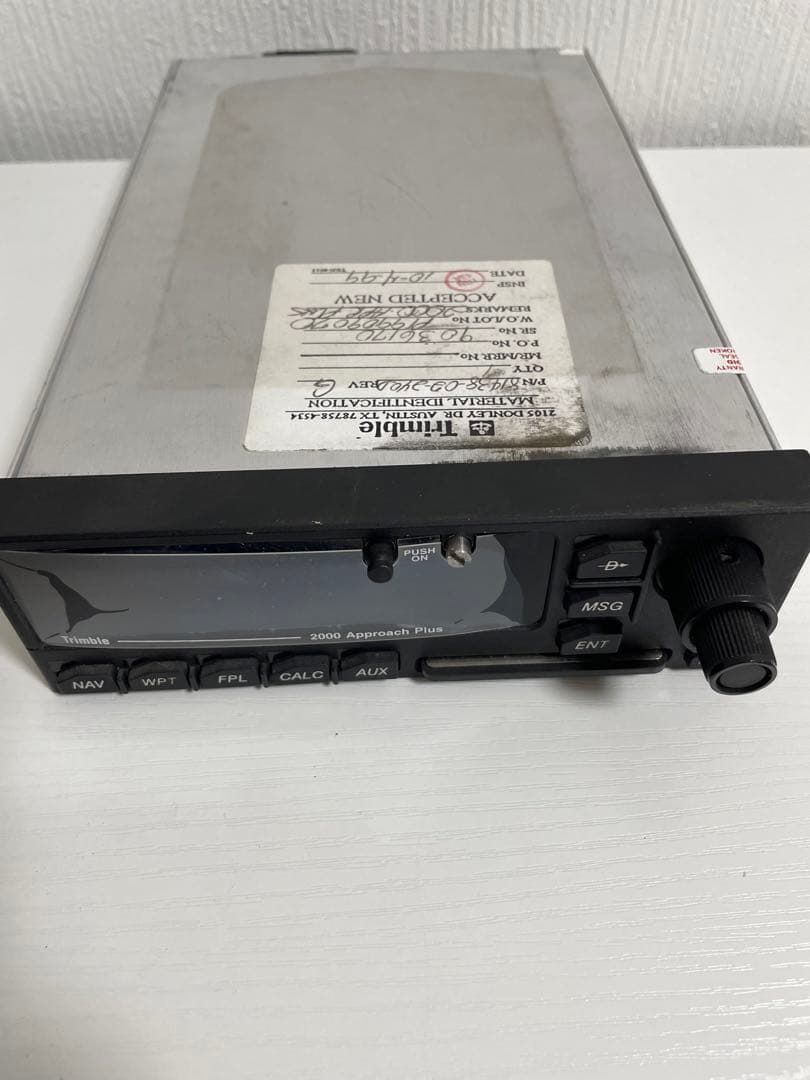 航空計器　GPSナビゲーション