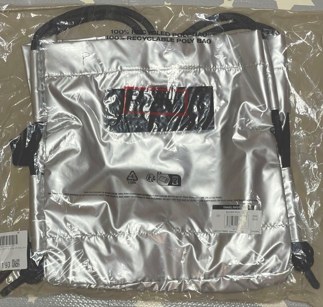 【新品】ハンター トラベルバッグ ナイロントート バッグパック シルバーホイル