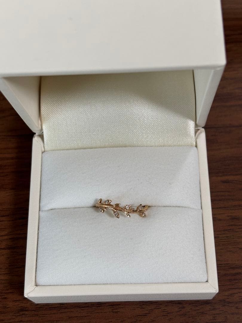 植物デザイン リング ダイヤモンド