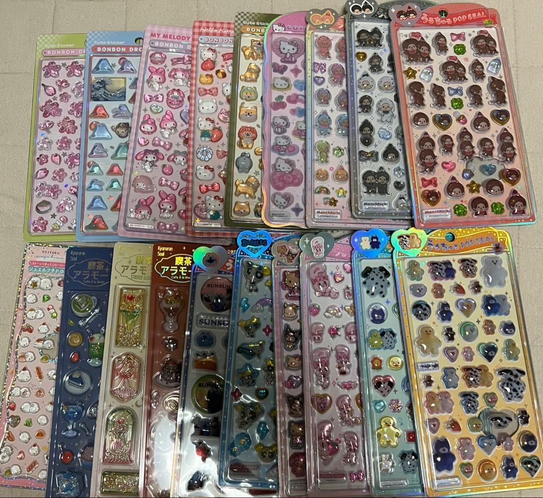 うるちゅる ボンドロ 平面シールまとめ売り - メルカリ