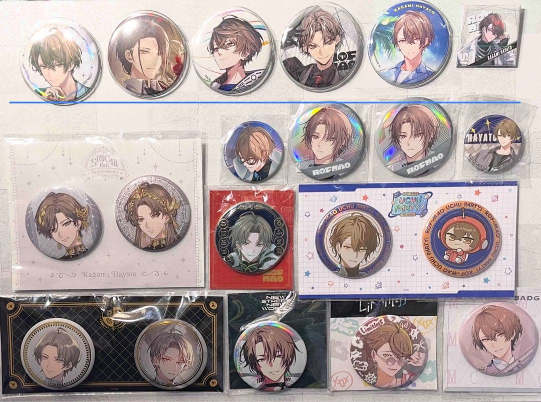 にじさんじ 加賀美ハヤト 缶バッジ まとめ売り ろふまお - メルカリ
