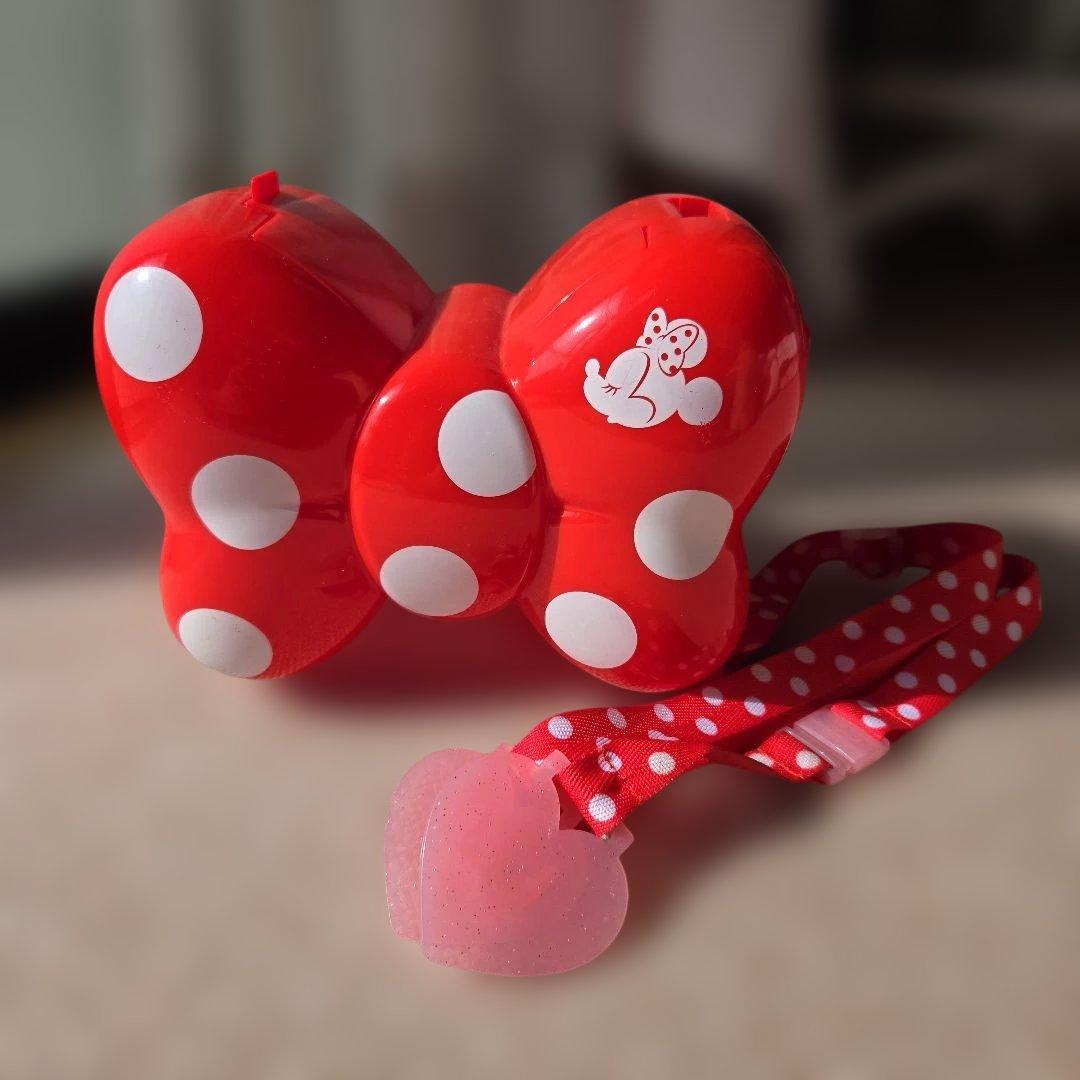 ディズニーポップコーンバケット ミニー リボン型 紐付き - メルカリ