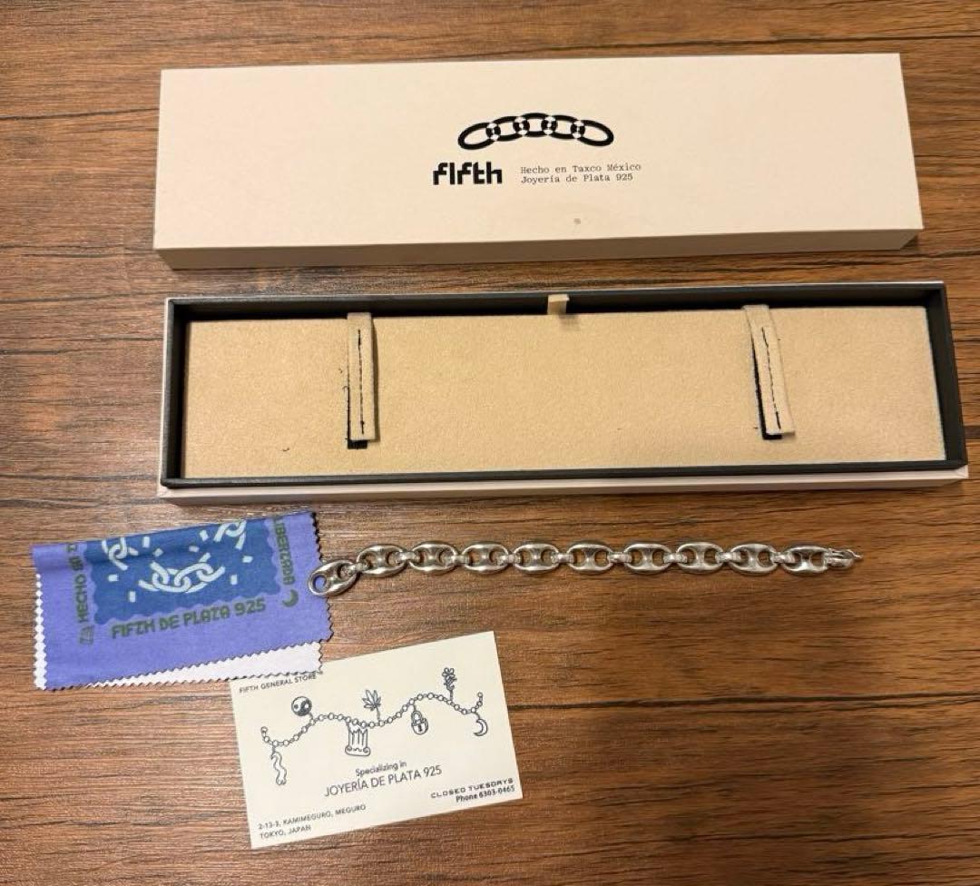 fifth general store 925シルバー チェーンブレスレット - メルカリ