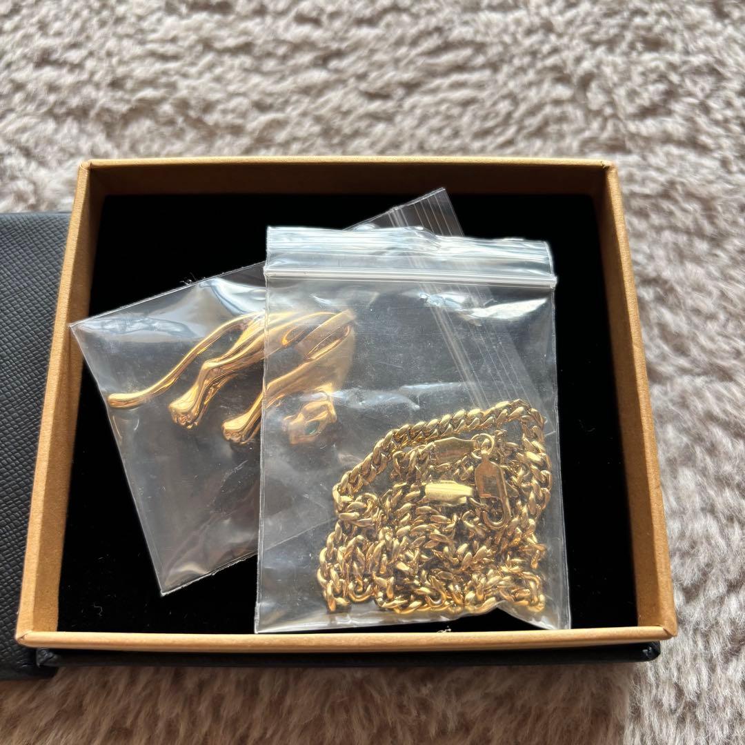 【新品未使用】sicario cartel CAT ネックレス　ゴールド