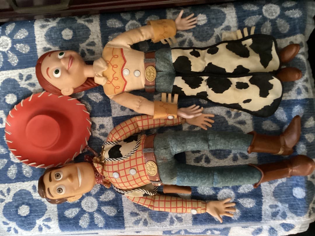 トイストーリー　トーキングフィギュア ウッディ・ ジェシー セット