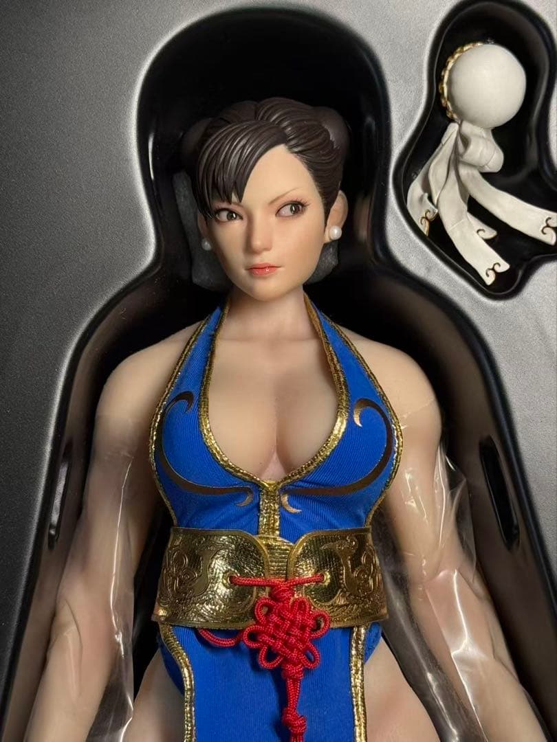 PLAY TOY 1/6可動フィギュア 格闘の女神春麗2.0 P023B ブルー - メルカリ