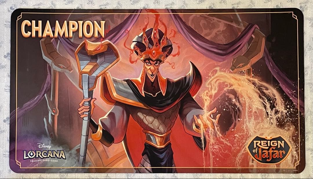 海外大会限定 ロルカナ ジャファー チャンピオン プレイマット ディズニー