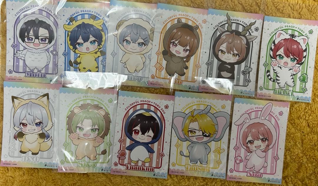 カラピチ 東武動物公園 ポストカード コンプリートセット 購入特典