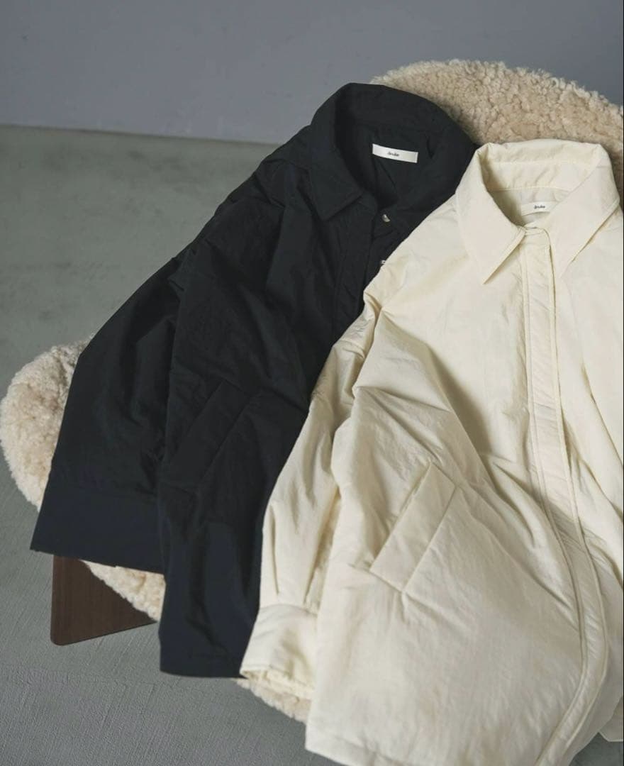 【新品未使用】anuke パディングボタンシャツ