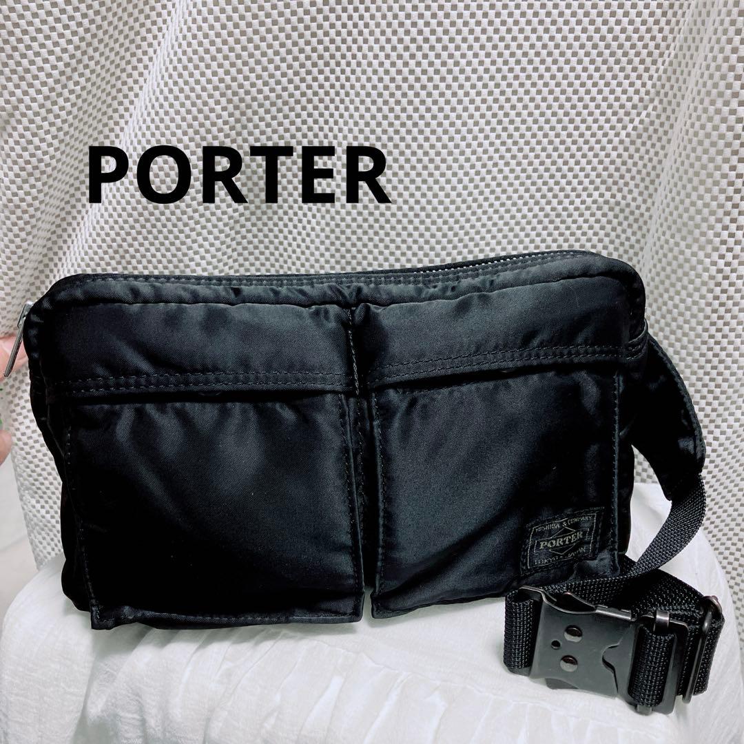 PORTER ポーター タンカー　ウエストバッグ 初期モデル　黒【未使用】希少