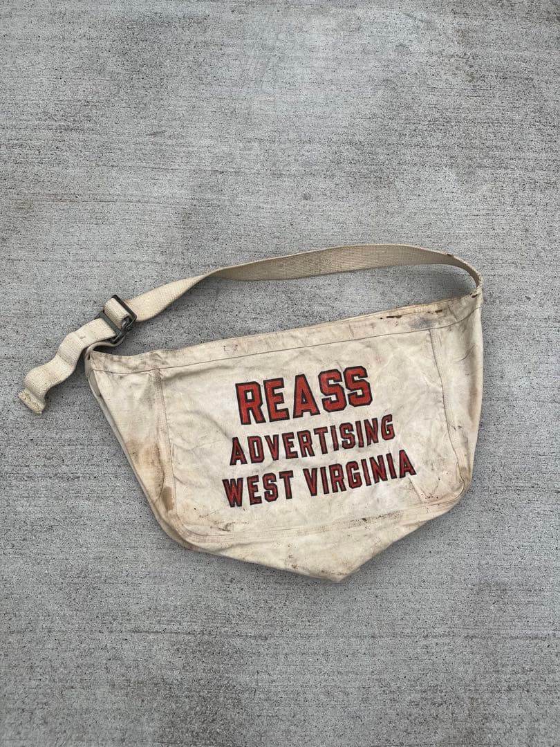 40s ニュースペーパーバック　スペシャル　染み込み3段プリント　調節可能