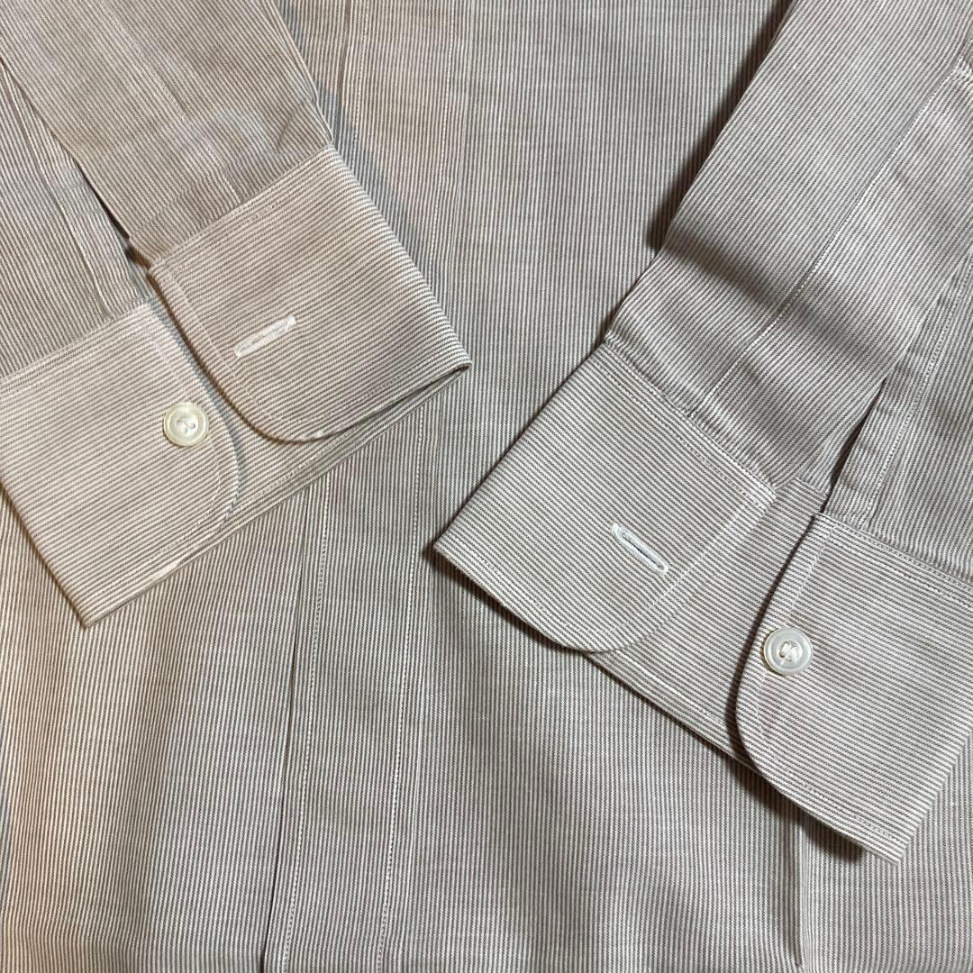 Charvet シャルべ ストライプ 長袖シャツ クリーニング済 フランス製