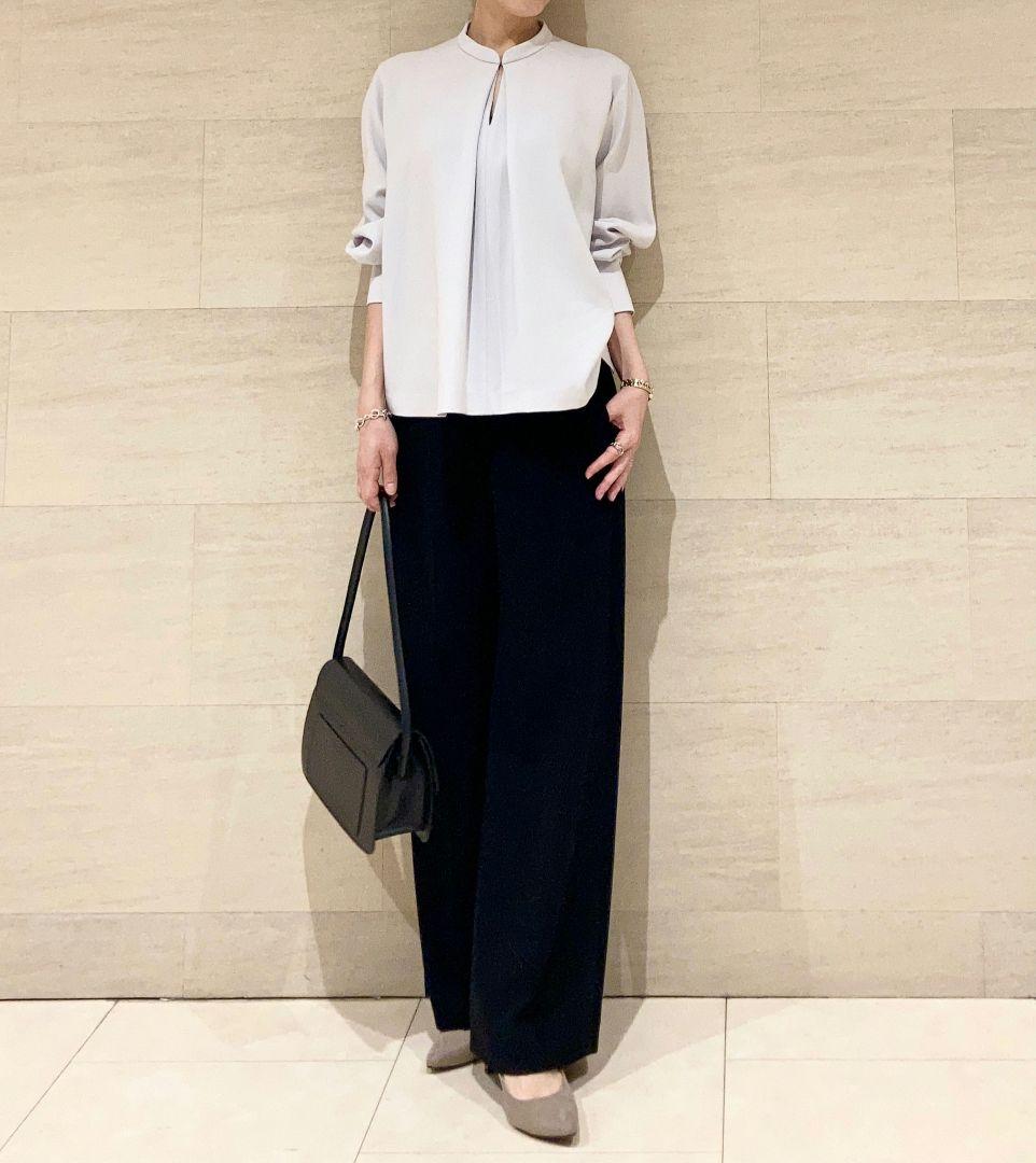 25SS新作*定価3.5万 Luve Walli 🎌 Blouse アイスグレー38