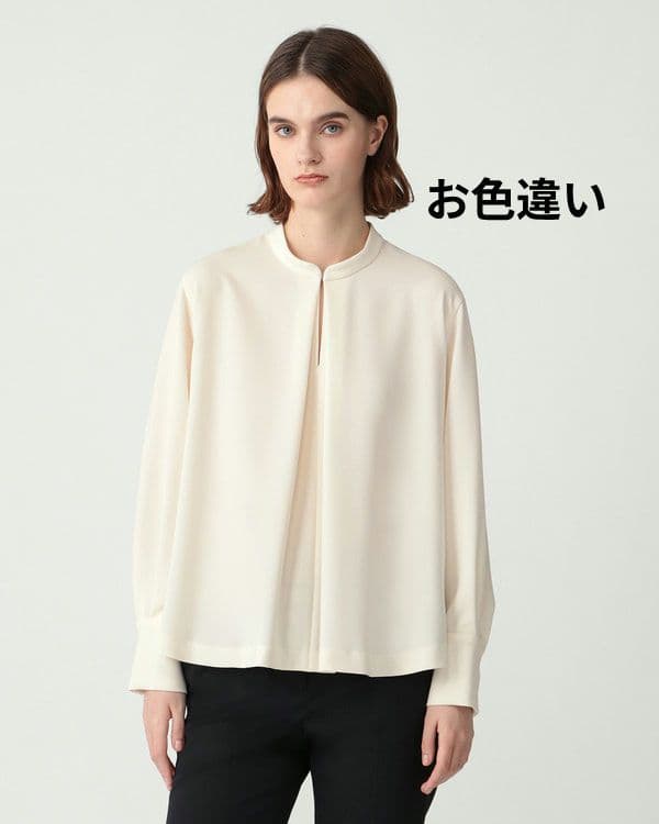 25SS新作*定価3.5万 Luve Walli 🎌 Blouse アイスグレー38