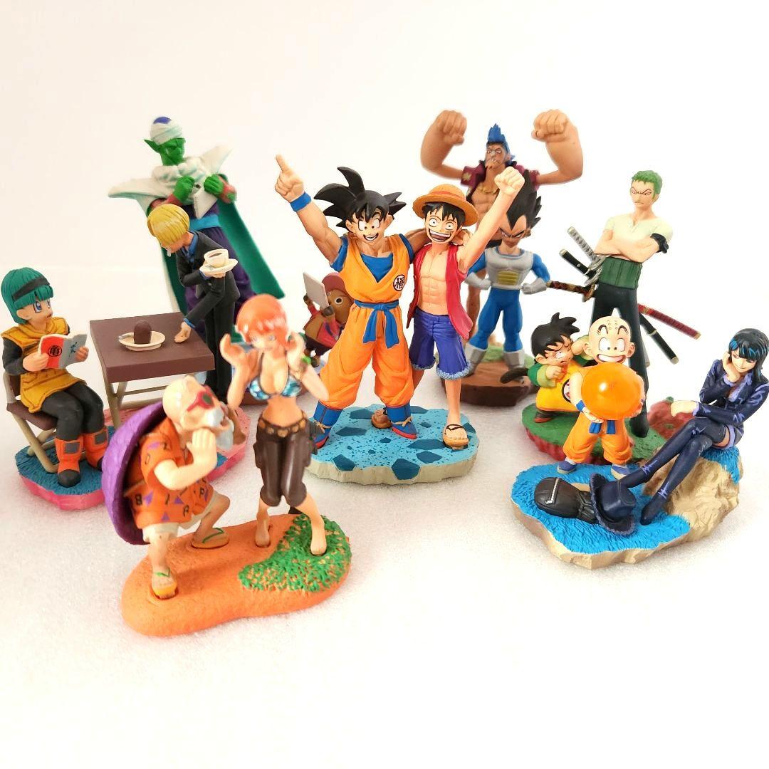 全7種+ボーナス1種】 ONEPIECE ドラゴンボール コラボ フィギュア