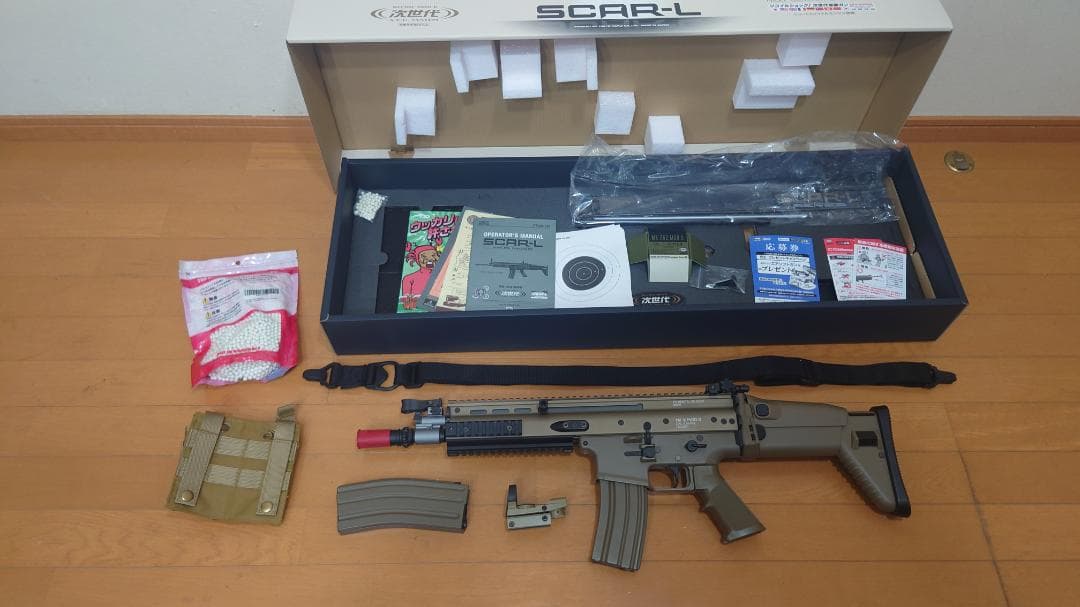 東京マルイ SCAR-L CQC 次世代電動ガン　セット 箱有　付属有